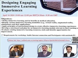 برگزاری وبینار بین المللی Designing Immersive Learning for Engaging student learning experiences