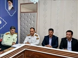 برگزاری شورای ترافیک با حضورمدیر شبکه بهداشت و درمان و  فرماندار شهرستان و مسئولین ادارات
