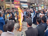 حضور پرشور مردم شریف شهرستان اهر در راهپیمایی روز جهانی قدس؛ تجدید پیمان با آرمان‌های فلسطین