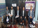 برگزاری میز خدمت شبکه بهداشت و درمان شهرستان اهر در مصلای نماز جمعه
