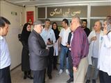 بازدید سرزده رئیس دانشگاه علوم پزشکی تبریز از مرکز آموزشی درمانی شهداء تبریز